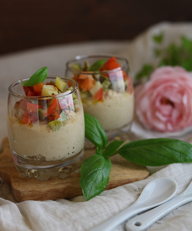 Hummus con verdure al cartoccio, ricetta per la rubrica CookBook Club di AIFB, a cura di Rizzo Gabriella | Homework & Muffin